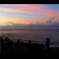 Thumbnail Royalty Free Stock Footage: New Zealand Yellow Pink Coastal Sunrise: NL00008