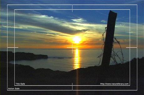 Product picture Royalty Free Stock Footage: Sunset with post and barbed wire: NL00004